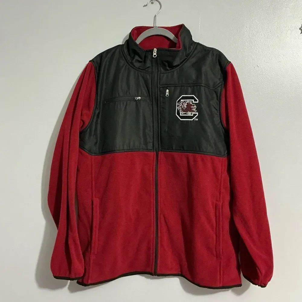 Genuine Stuff university of South Carolina gamecocks zip up jacket size L